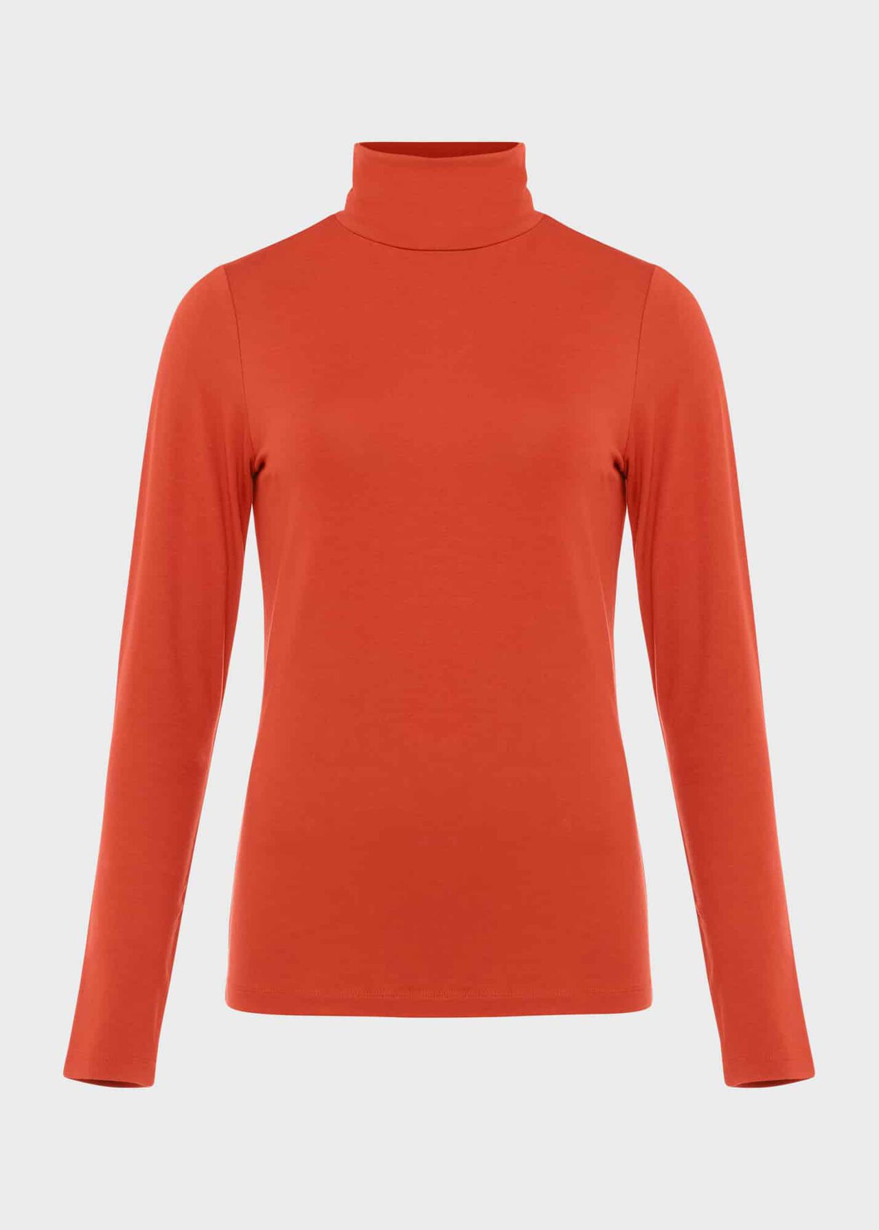 Mischa Turtle Neck, Deep Orange, hi-res