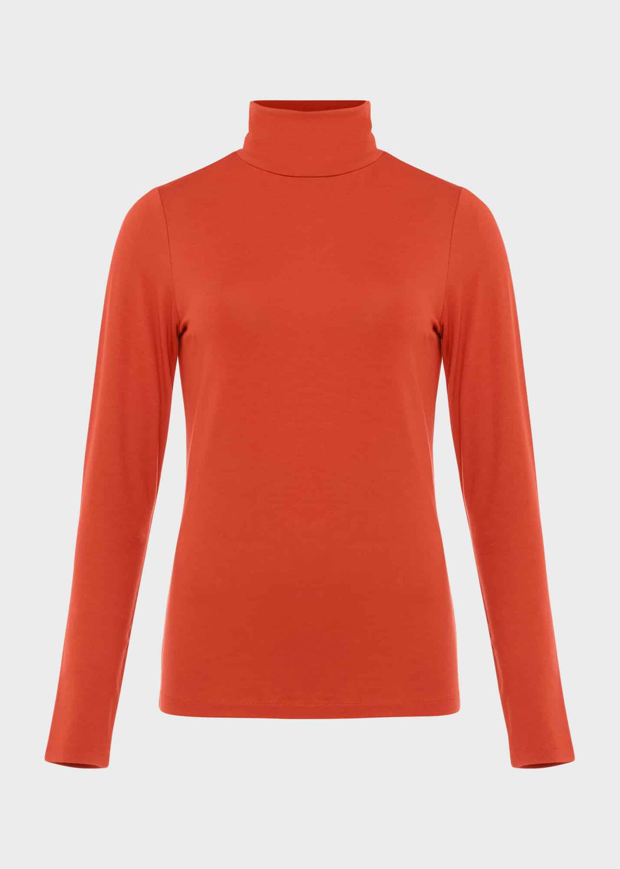 Mischa Roll Neck, Deep Orange, hi-res