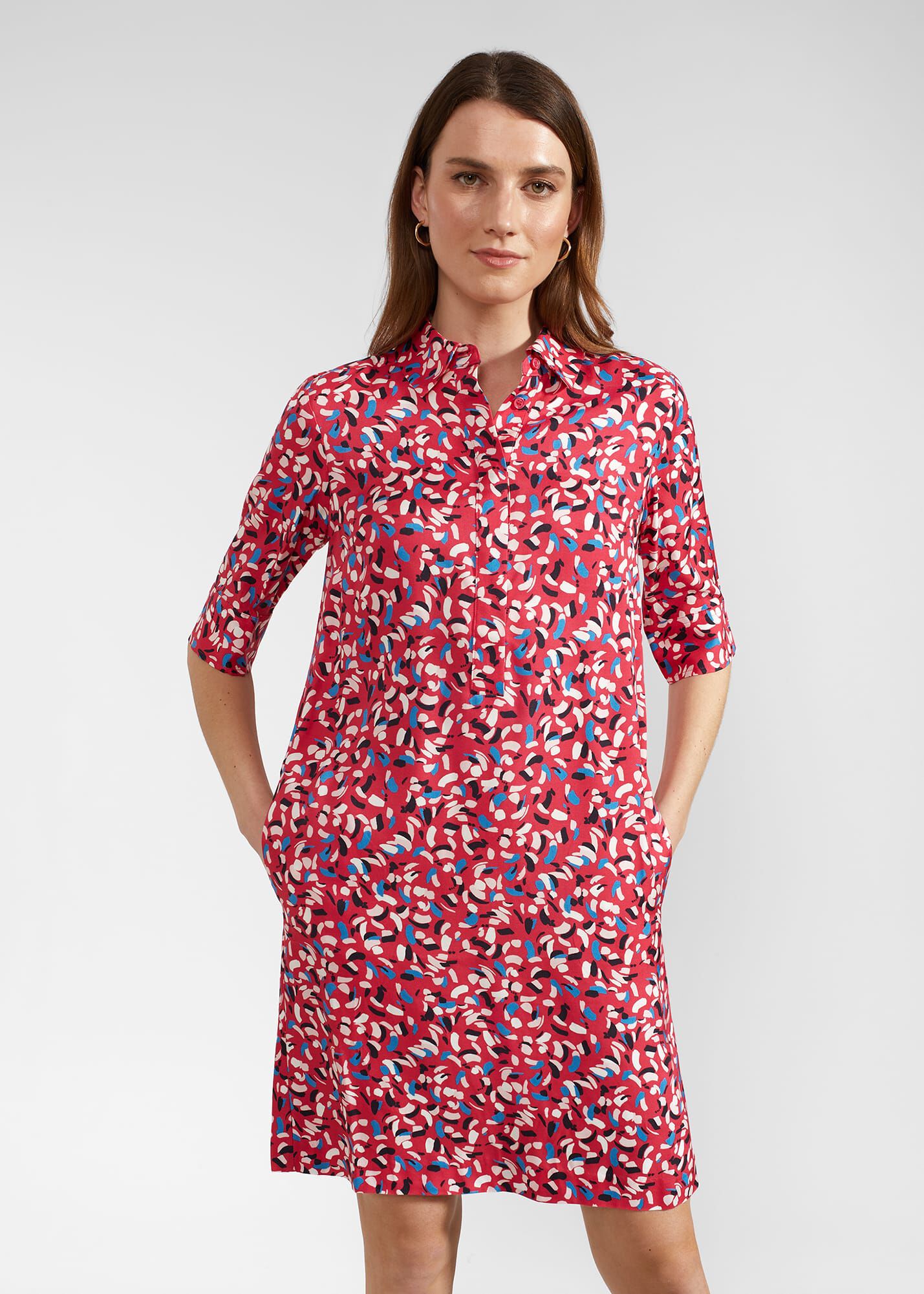 Hobbs colour block dress clearance