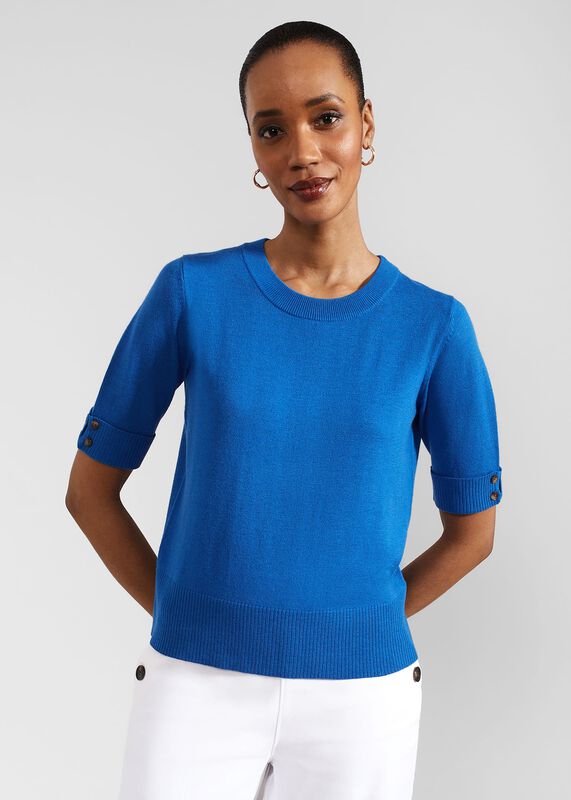 Leanne Knitted Top With Wool