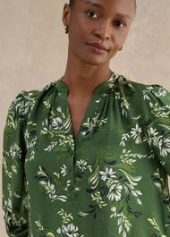 Sylvia Blouse, Green Multi, hi-res