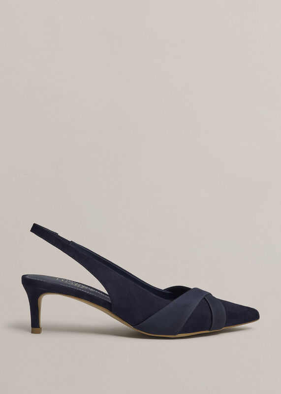 Renee Suede Slingbacks