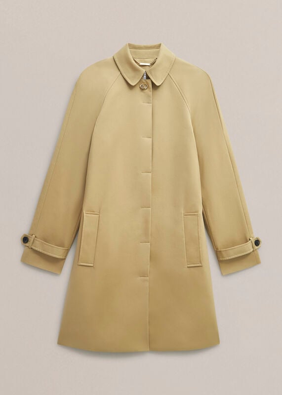 Petite Vivienne Shower Resistant Trench Coat