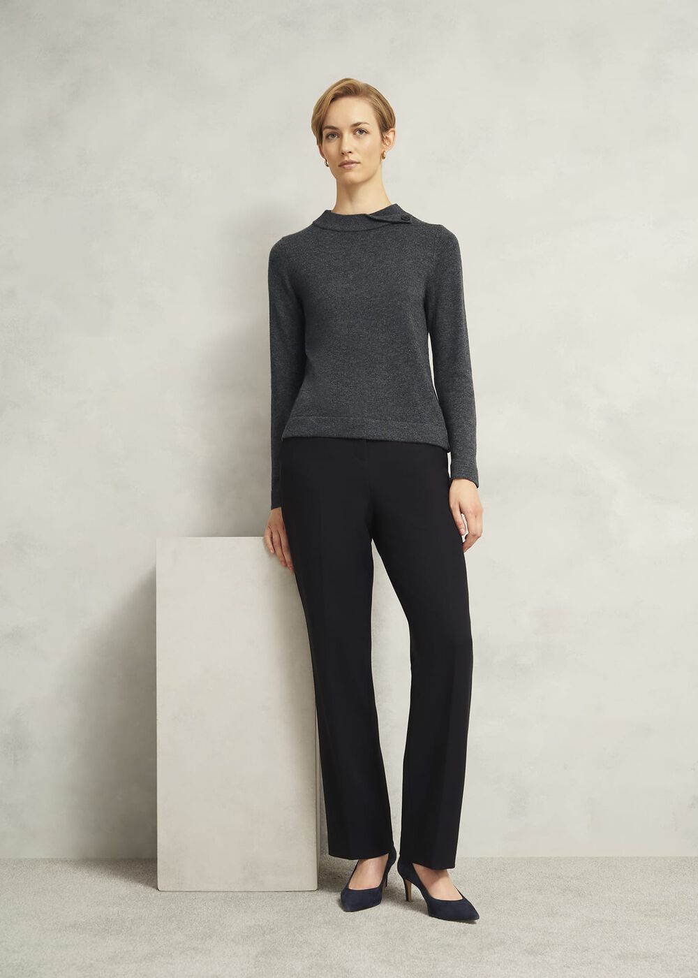 Talia Sweater, Charcoal Grey, hi-res