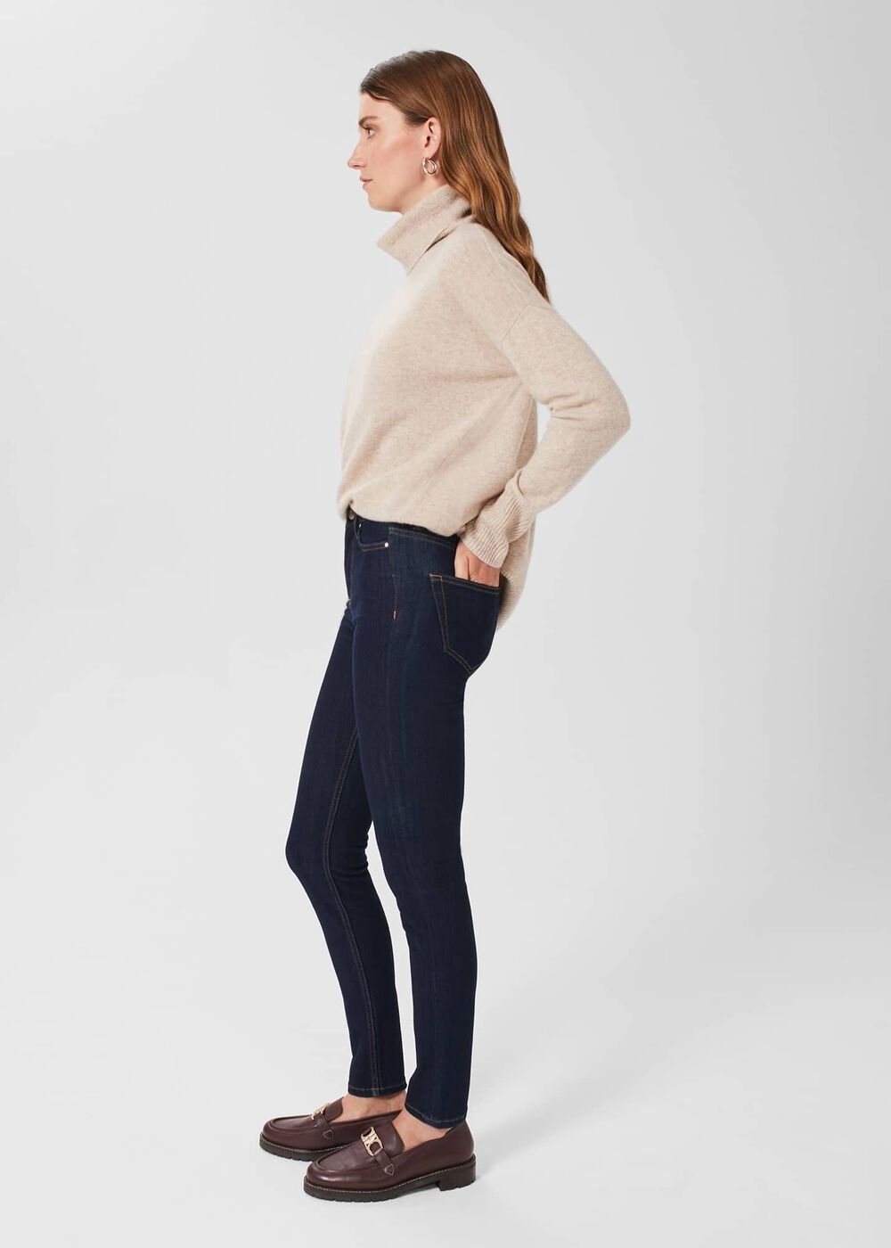 Gia Sculpting Jeans, Indigo, hi-res