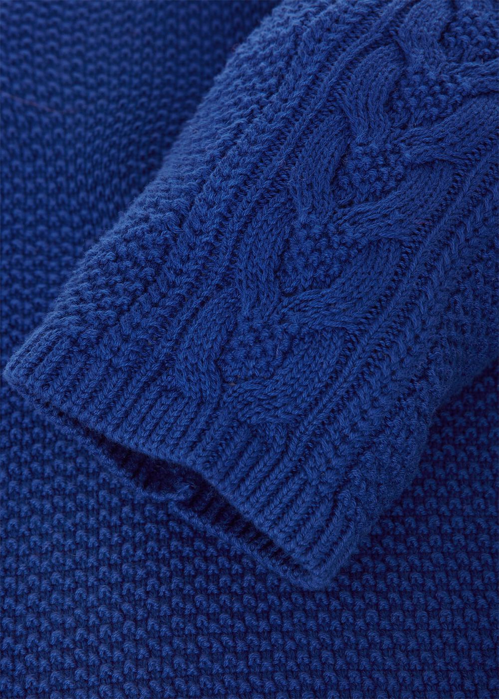 Camilla Cotton Jumper, Cobalt Blue, hi-res