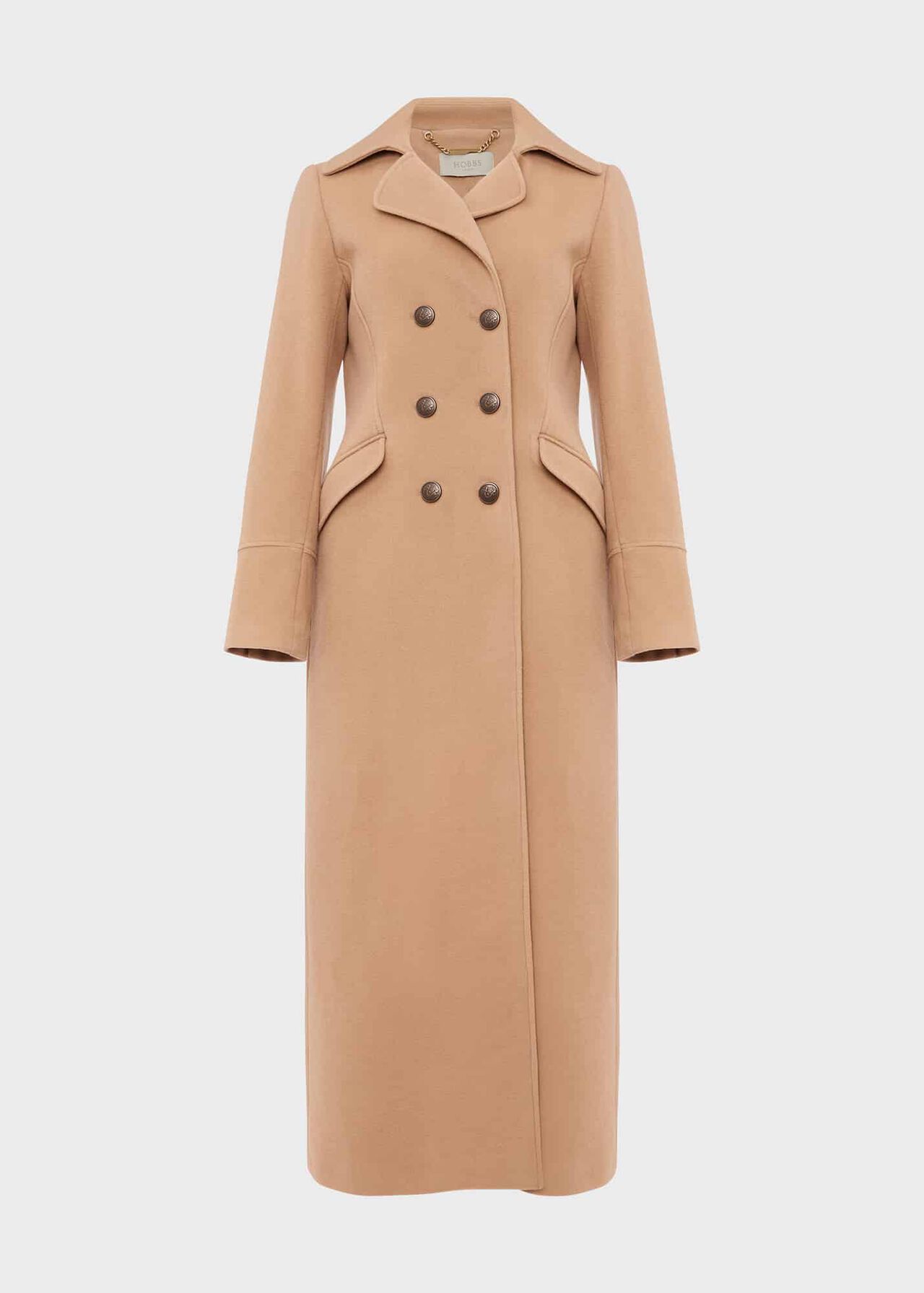 Brenna Wool Blend Maxi Coat, Camel, hi-res
