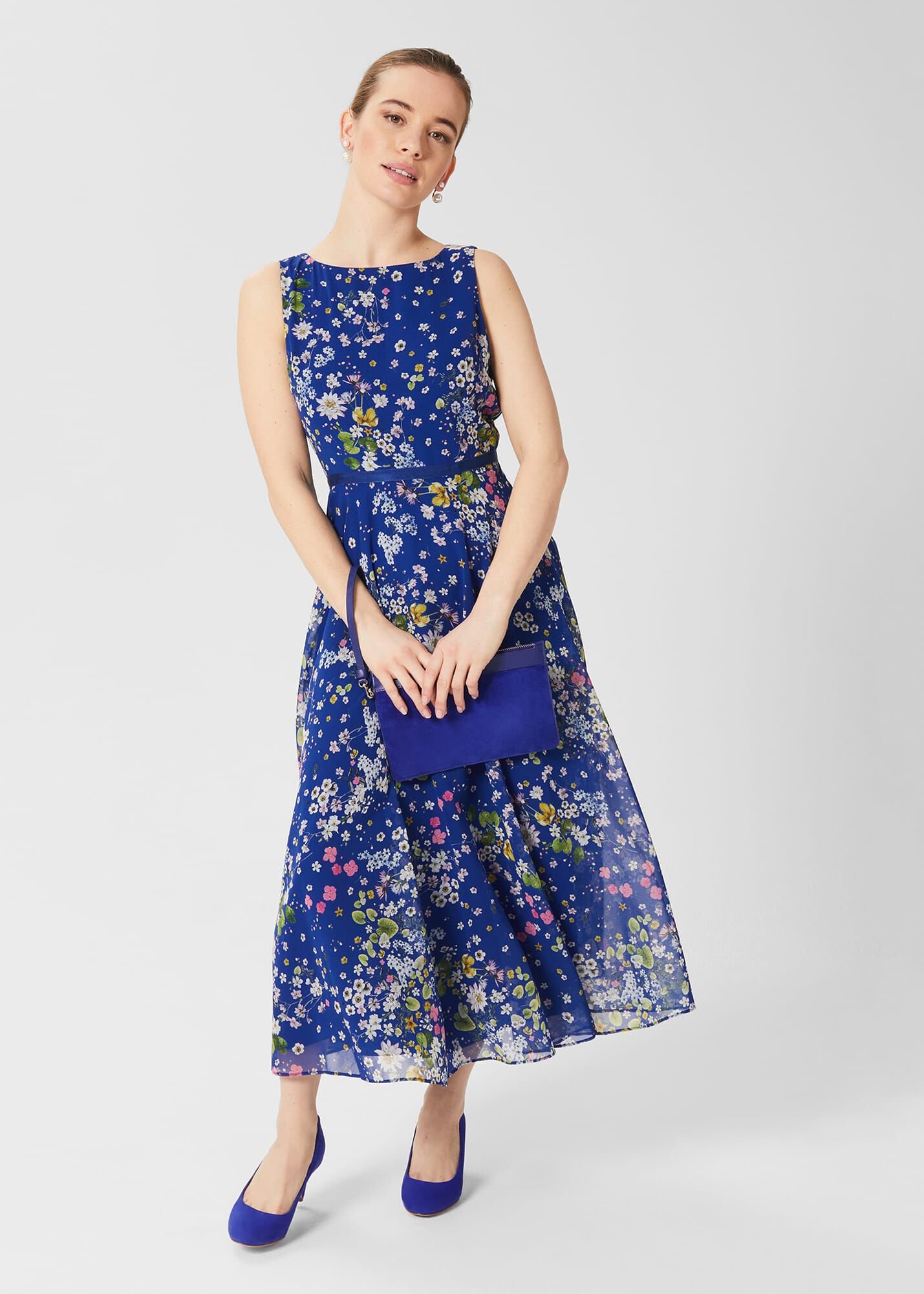 Petite cobalt store blue dress