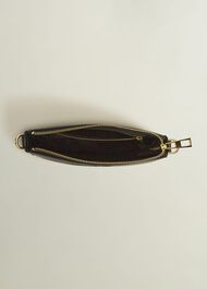 Briella Leather Crossbody Bag, Black, hi-res