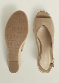 Kali Suede Espadrilles, Light Camel, hi-res