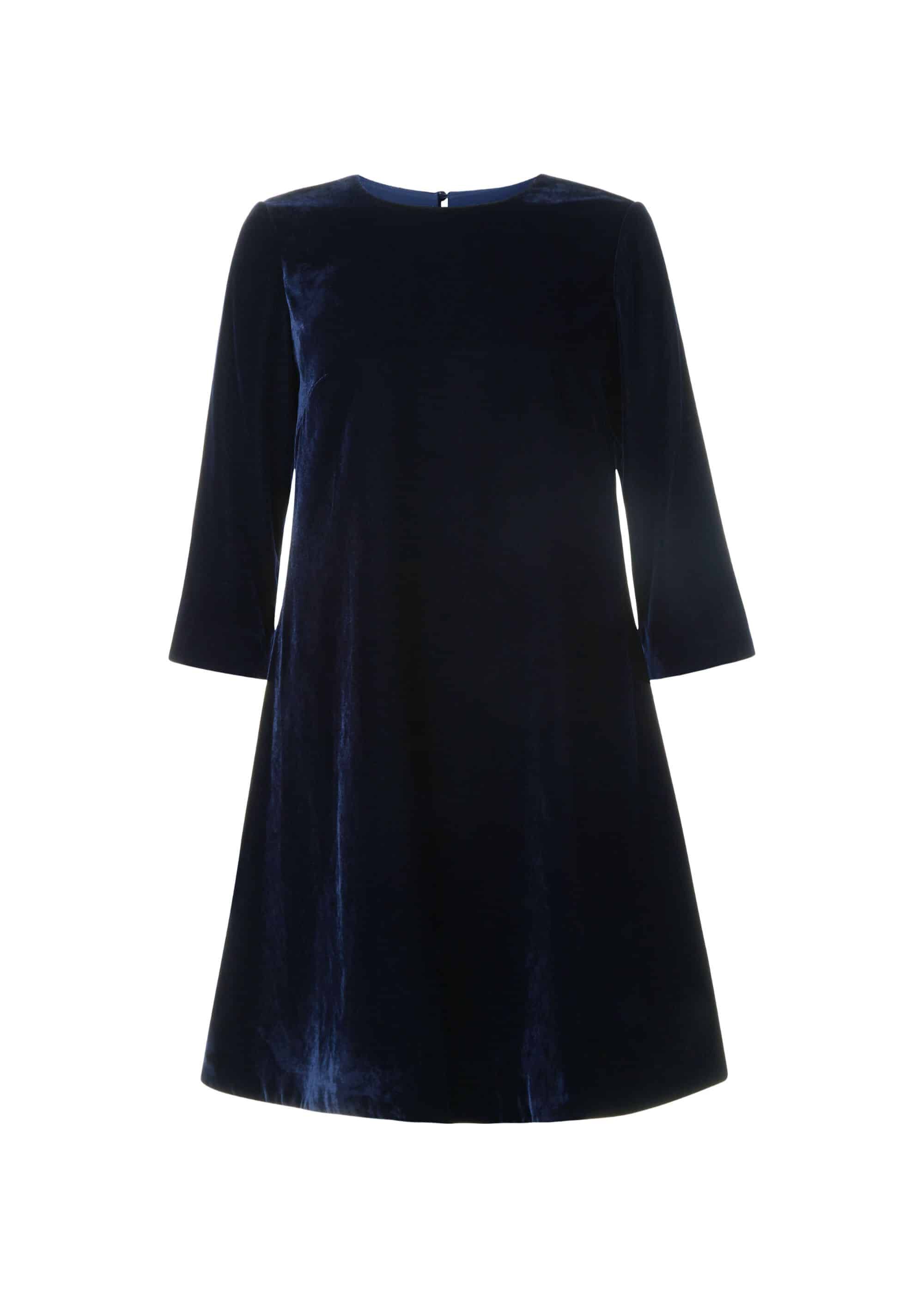 hobbs agnes velvet dress