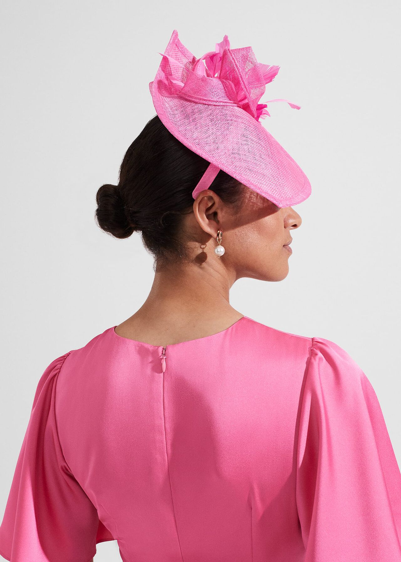 Carla Fascinator, Party Pink, hi-res