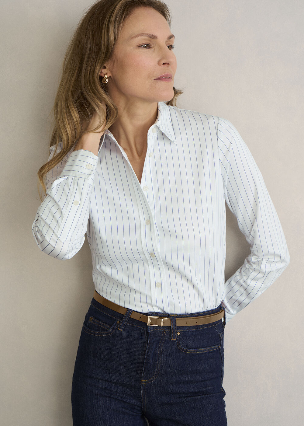 Pauline Skinny Reversible Leather Belt, Tan Pepper Red, hi-res