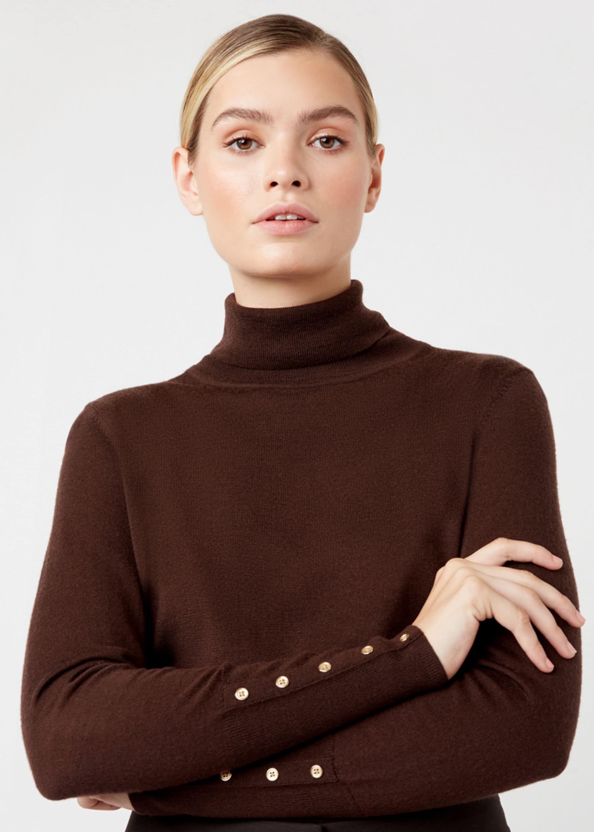 hobbs lara roll neck jumper