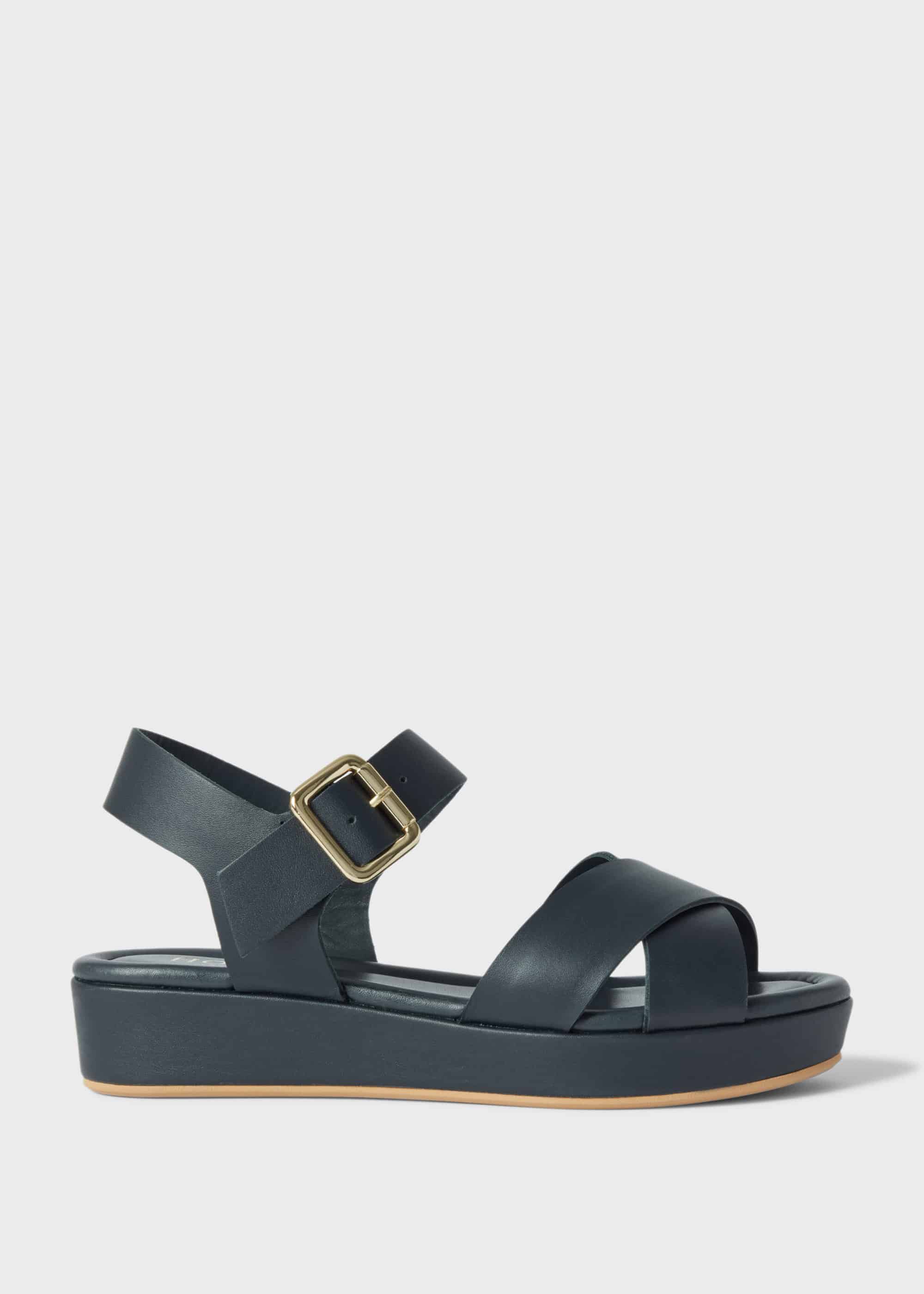 Hobbs navy sale sandals