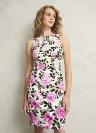 Fiona Dress, Ivory Multi, hi-res