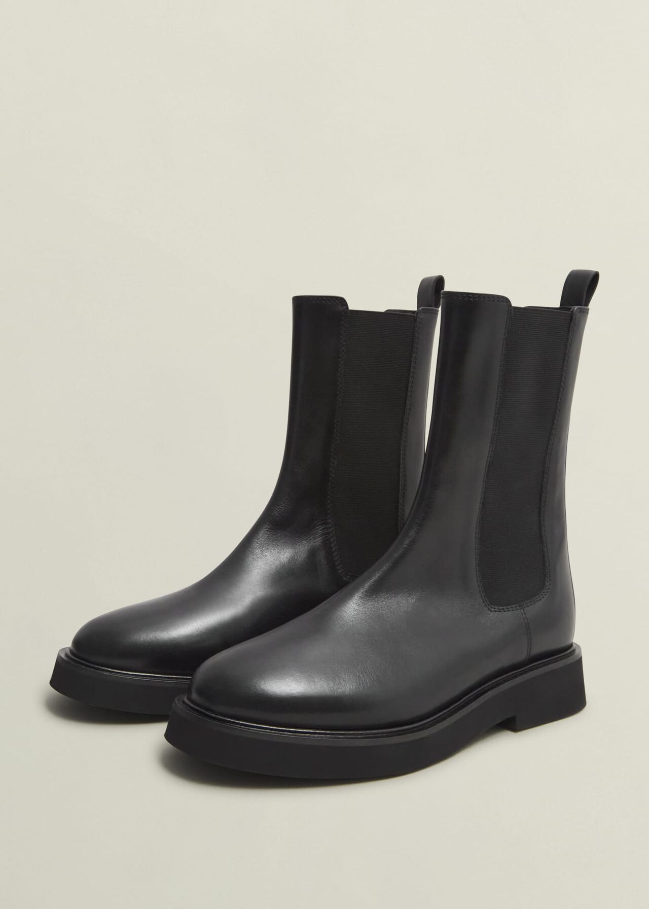 Sawyer Leather Chelsea Boots, Black, hi-res