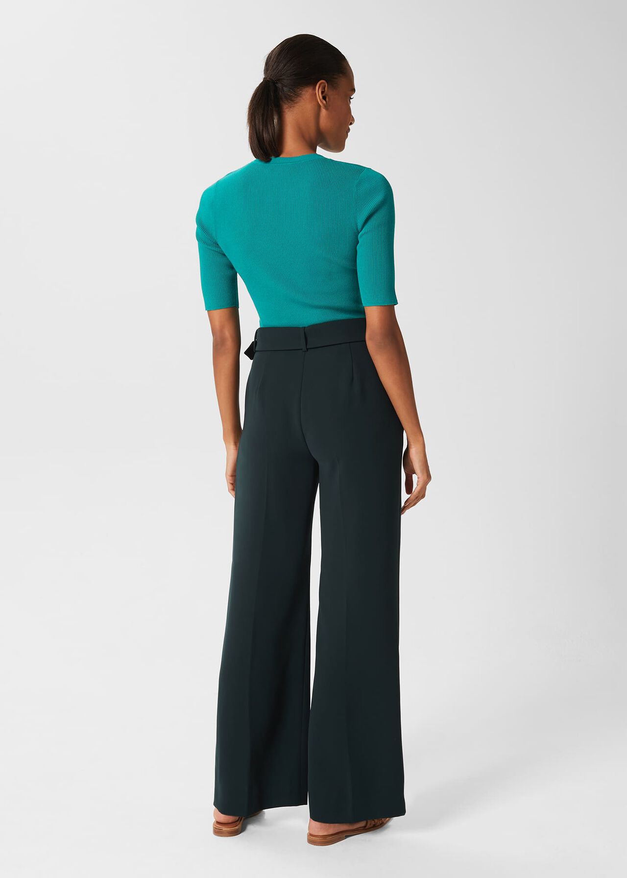 Suzanna Tie Jumper, Ocean Green, hi-res