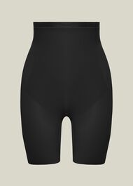 Firm Control Hourglass High Waist Thigh Shaper, Black, hi-res