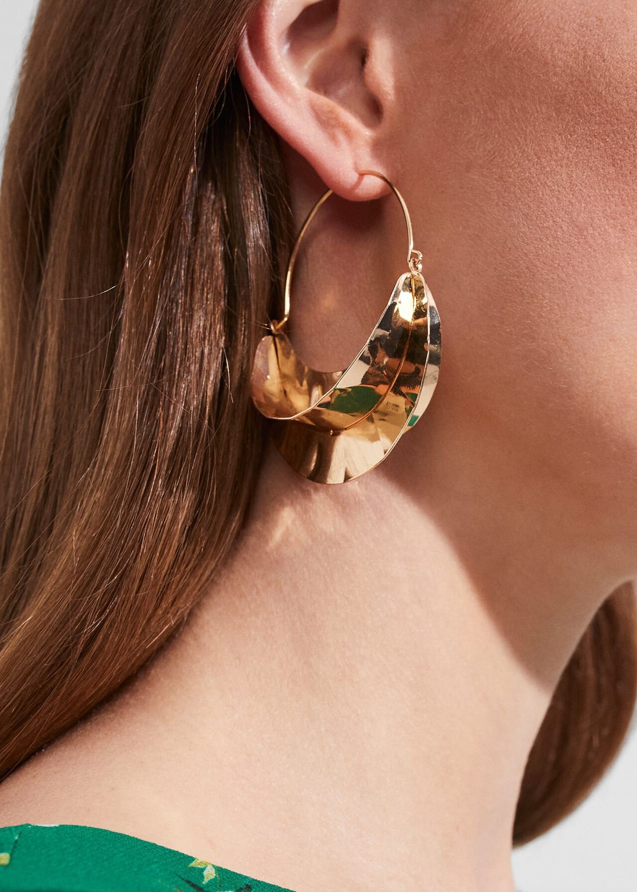 Naima Earrings, Gold, hi-res