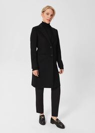 Petite Tilda Wool Coat, Black, hi-res