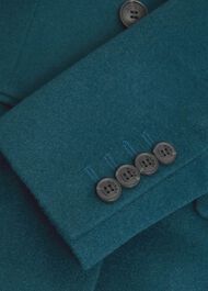 Cavendish Wool Coat, Kyanite Green, hi-res