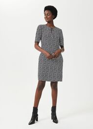 Tamara Dress, Black Ivory, hi-res