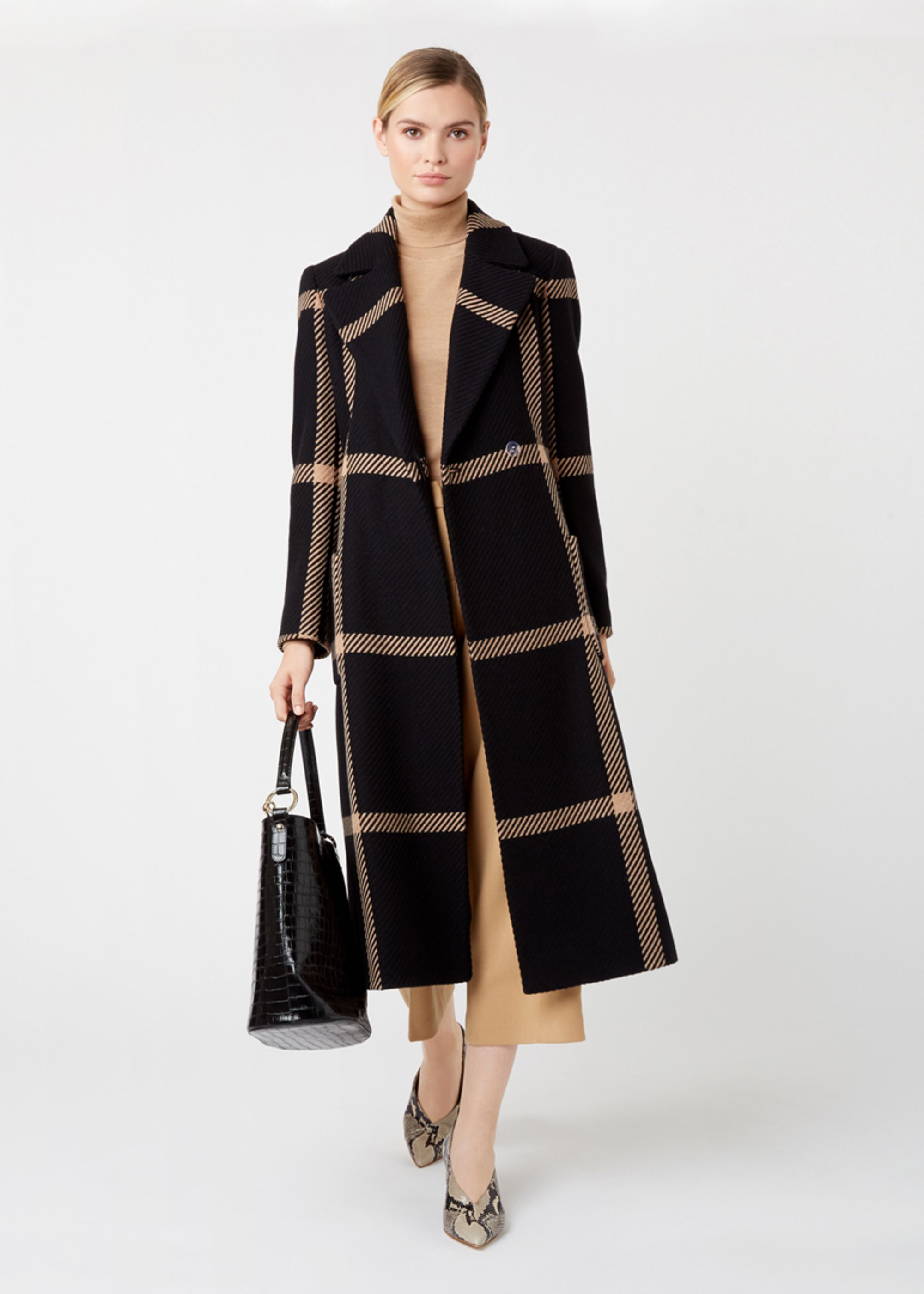 Hobbs florina check coat clearance