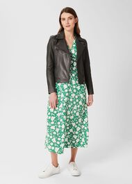 Dakota Leather Jacket, Birch Green, hi-res