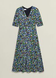 Coralie Jersey Dress, Multi, hi-res