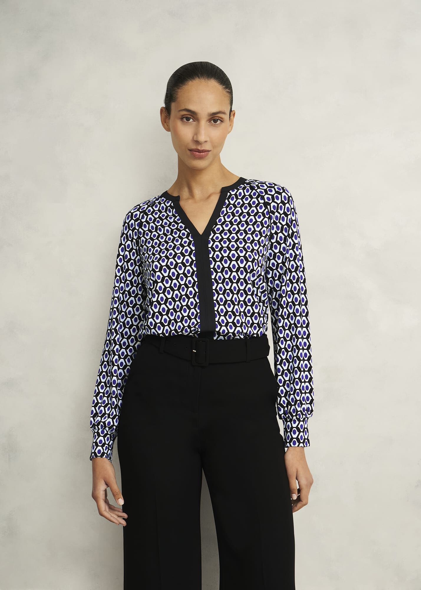 Zelia Printed Top | Hobbs US |