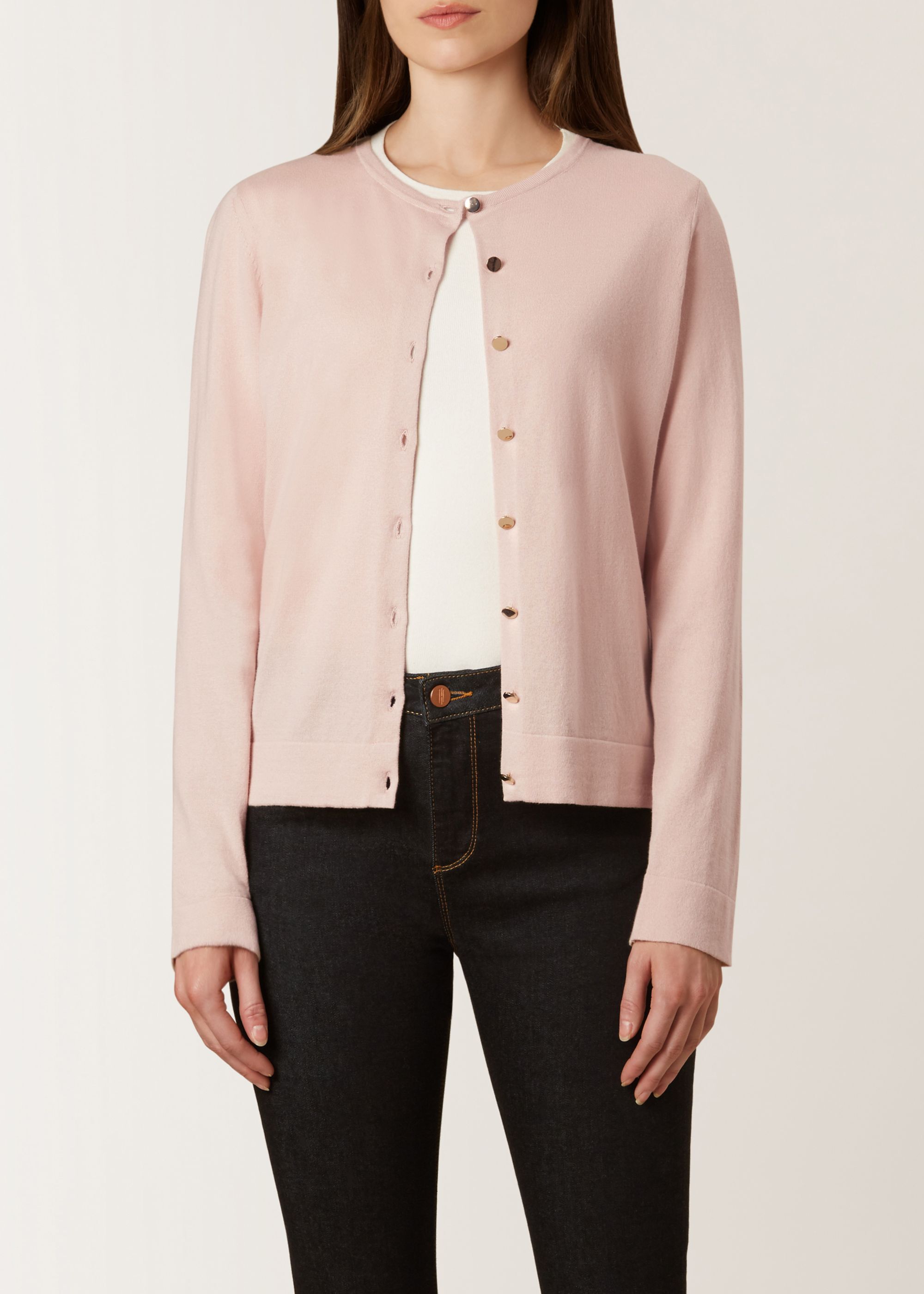 hobbs pink cardigan