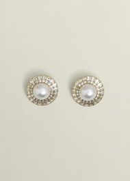 Carina Earrings, Ivory, hi-res