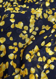 Aria Blouse, Navy Yellow, hi-res