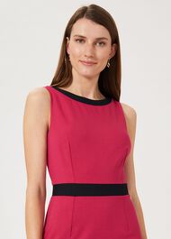 Marlene Jersey Shift Dress, Raspberry, hi-res