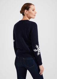 Emberlynn Jumper With Alpaca, Navy Ivory, hi-res