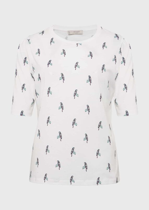 Eva Cotton Printed T-Shirt