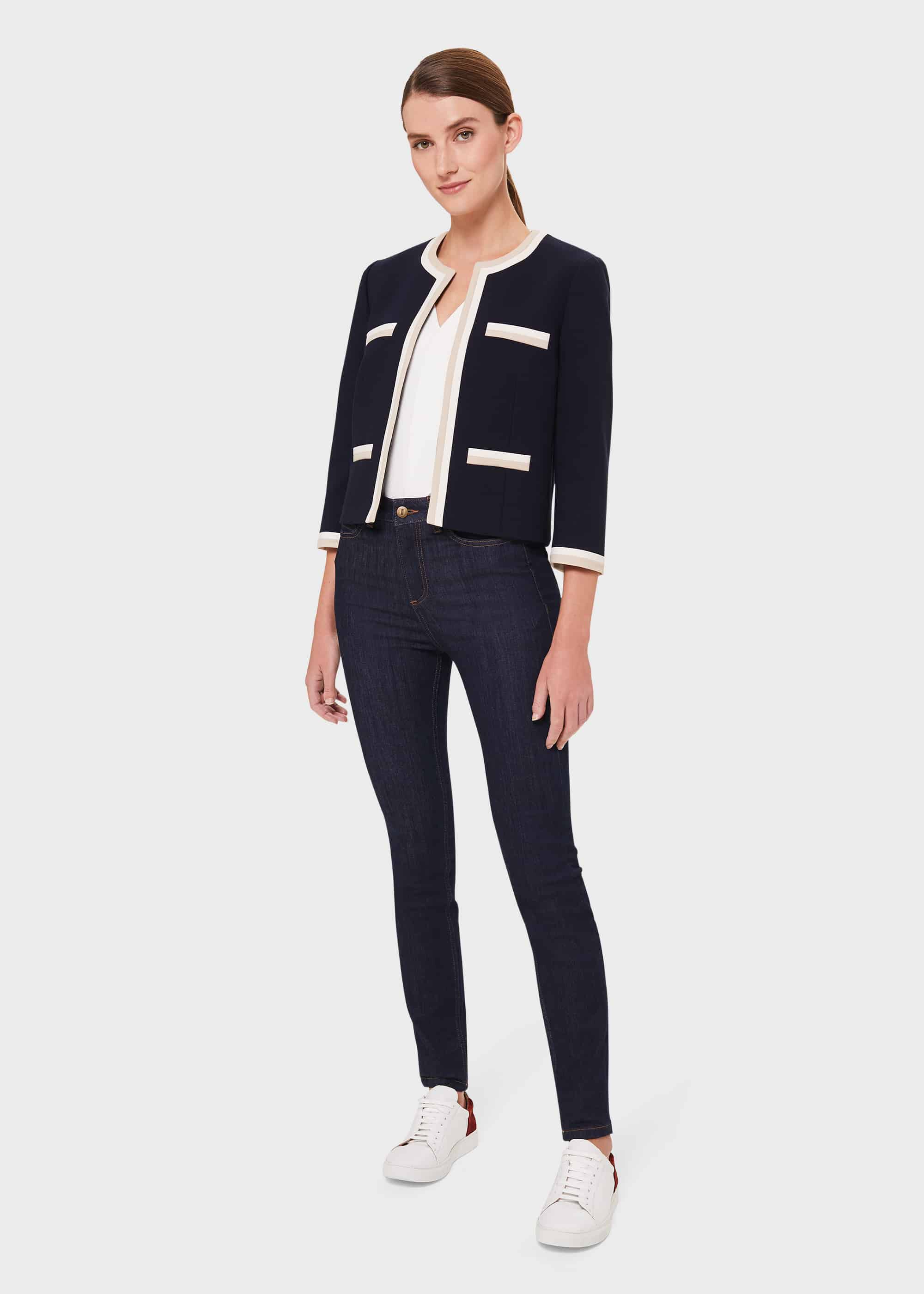 Hobbs navy dress and jacket store