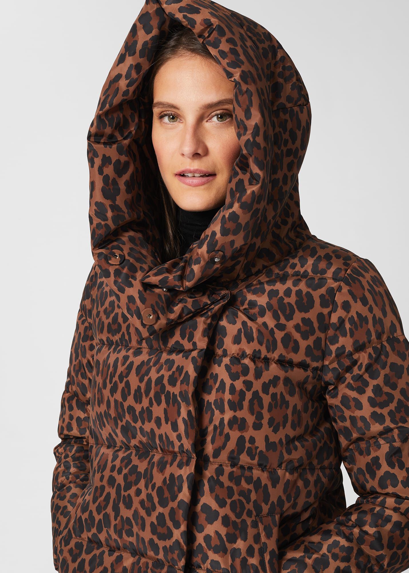 Hobbs leopard print coat sales