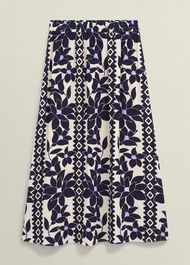 Lyra Skirt, Navy Multi, hi-res