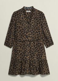 Polly Dress, Camel Multi, hi-res