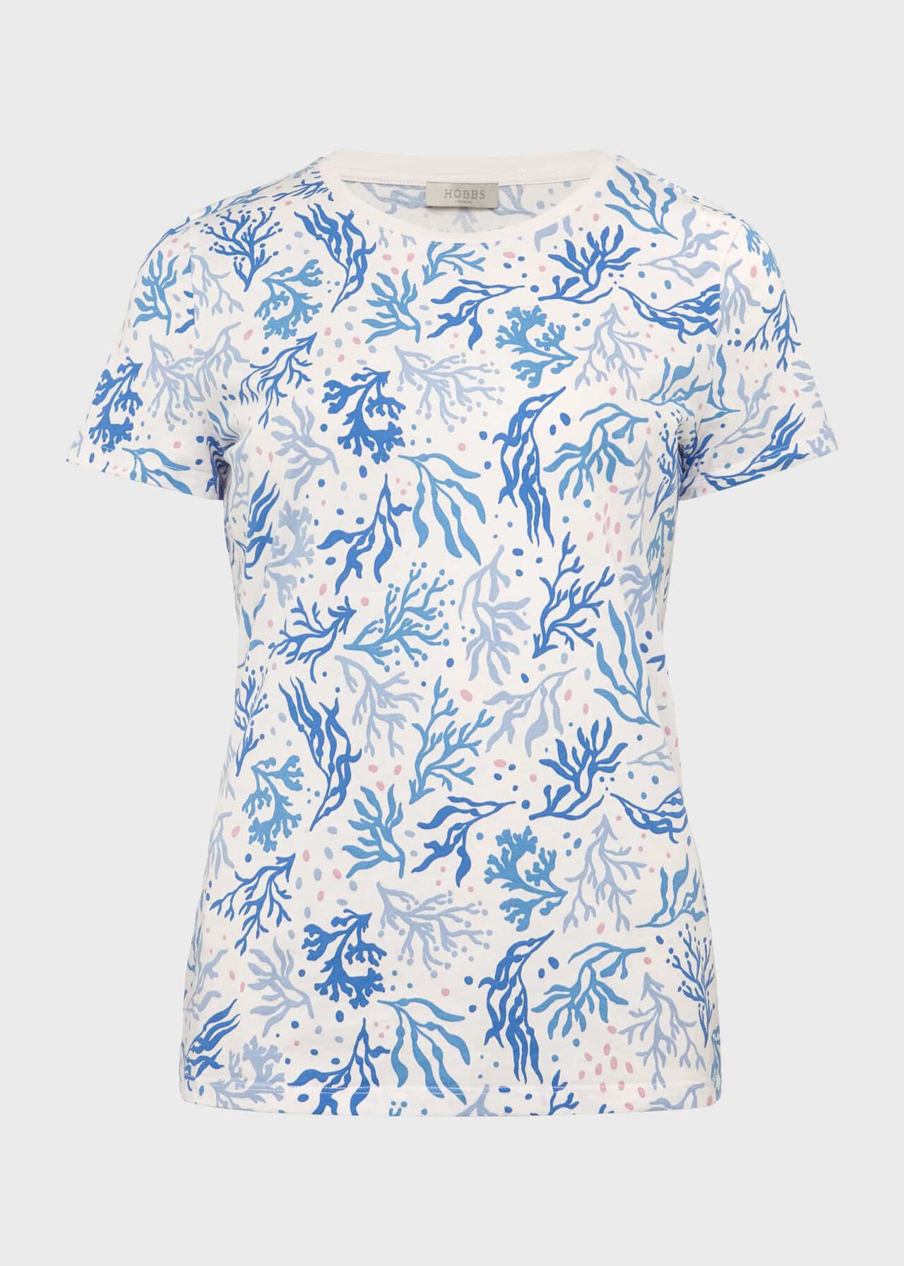 Pixie Printed T-Shirt, White Blue, hi-res