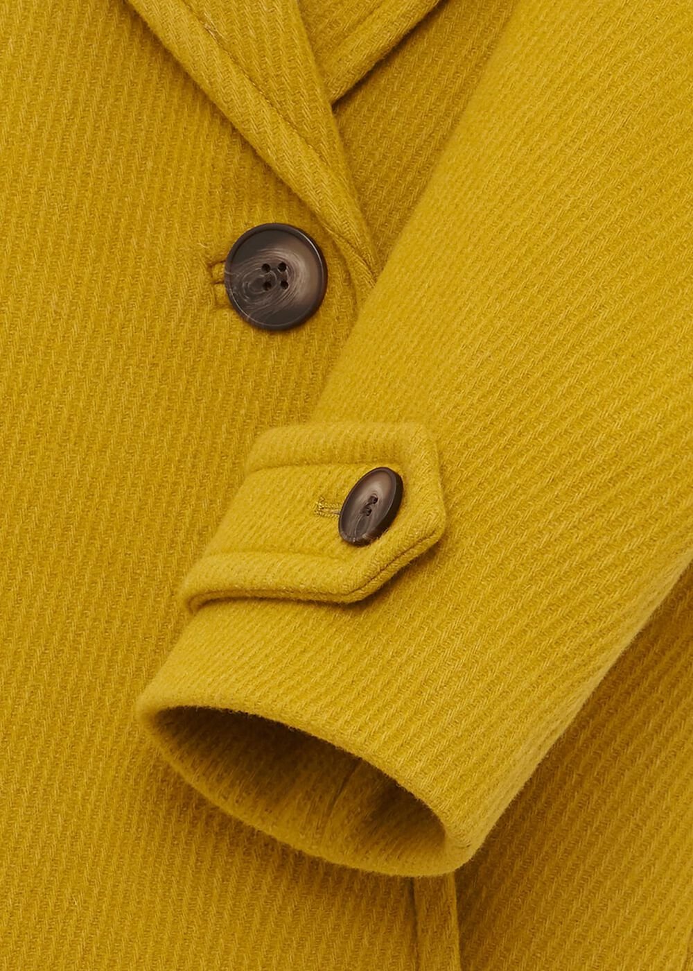 Carmina Wool Blend Coat, Light Ochre, hi-res