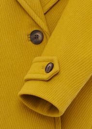 Carmina Wool Blend Coat, Light Ochre, hi-res