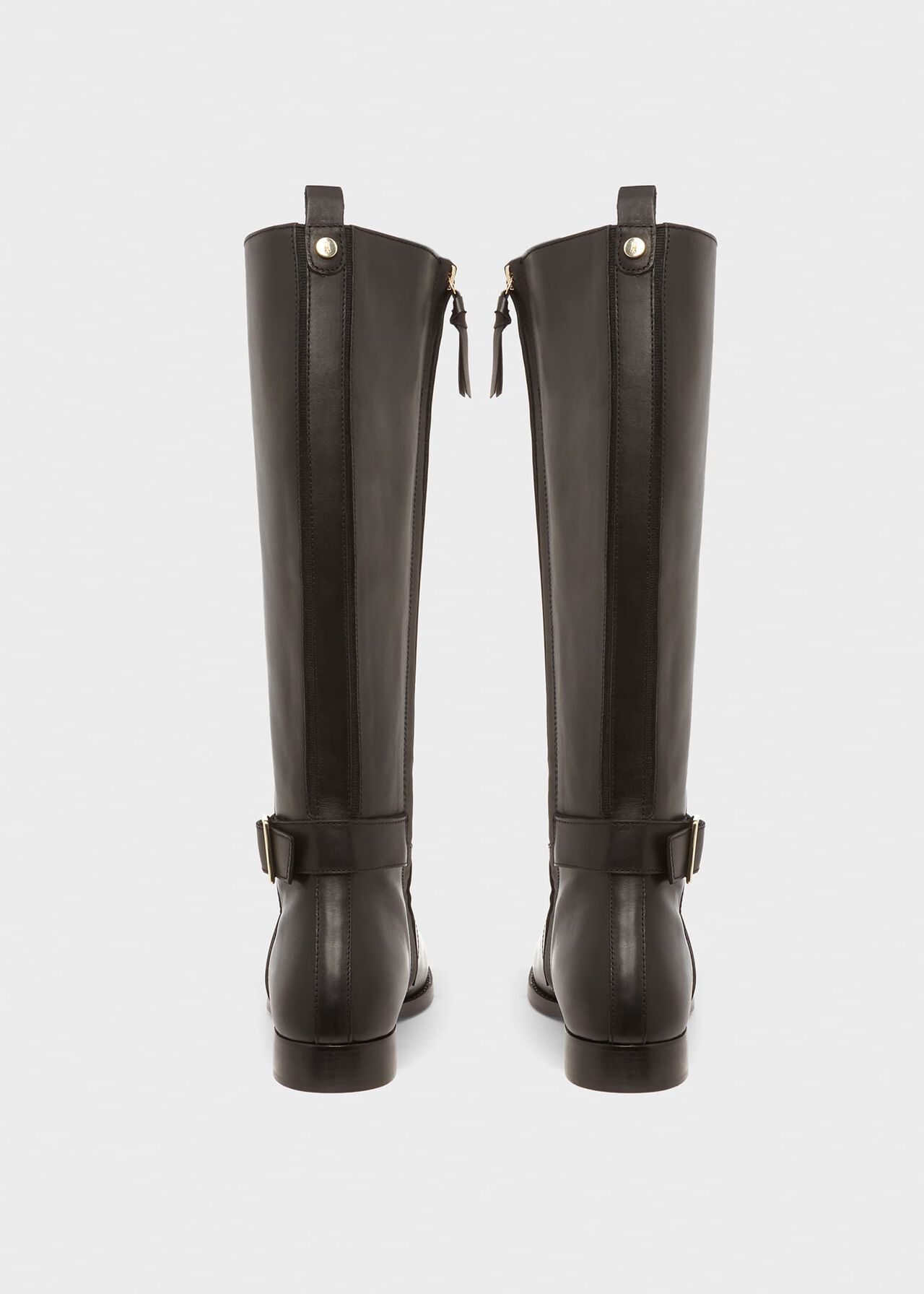 Lisette Leather Knee Boot, Black, hi-res