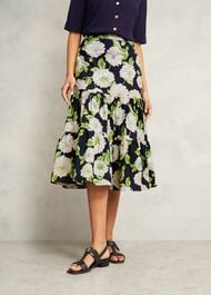 Dorothea Skirt, Navy Multi, hi-res