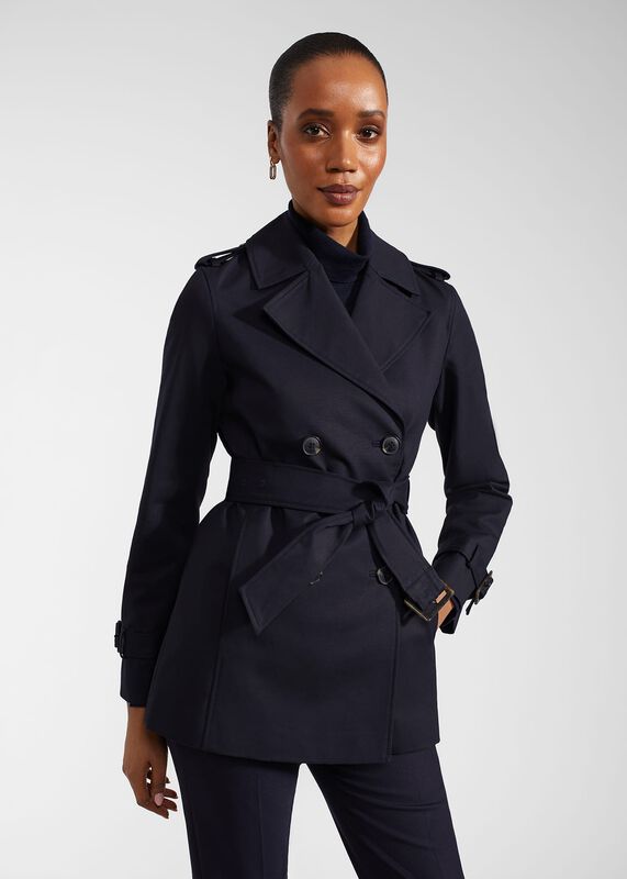 Shea Shower Resistant Trench Coat