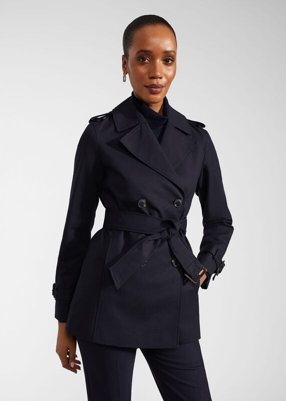 Shea Shower Resistant Trench Coat
