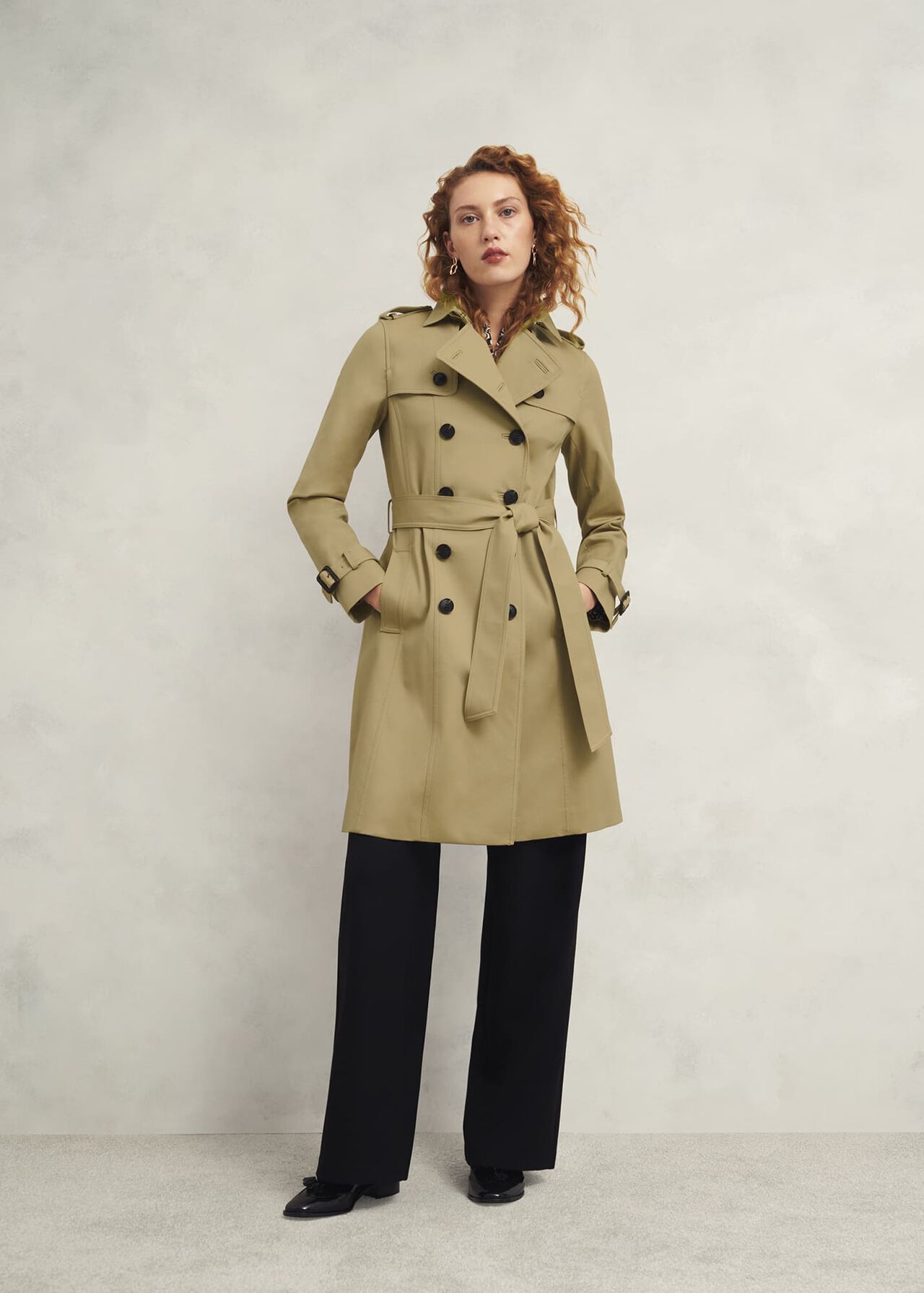 Hobbs Skylar Trench Coat Tan Hobbs Skylar Trench Coat Tan