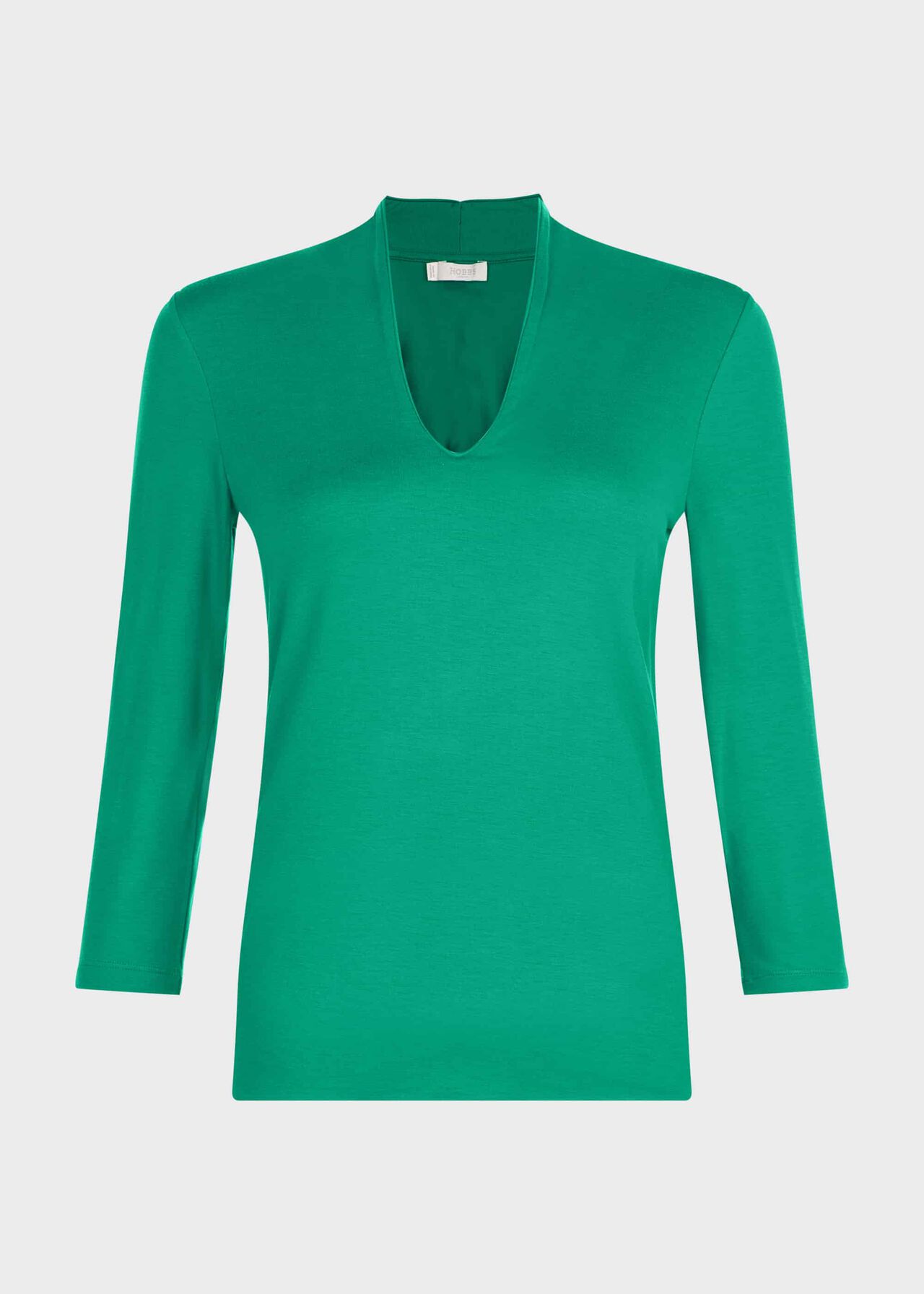 Aimee Double Fronted Top, Green, hi-res